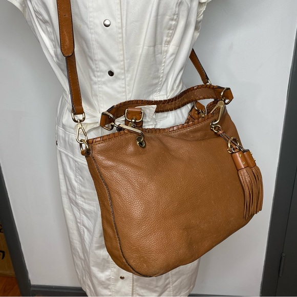 Michael Kors Pebbled Leather Satchel/Crossbody - Picture 6 of 11